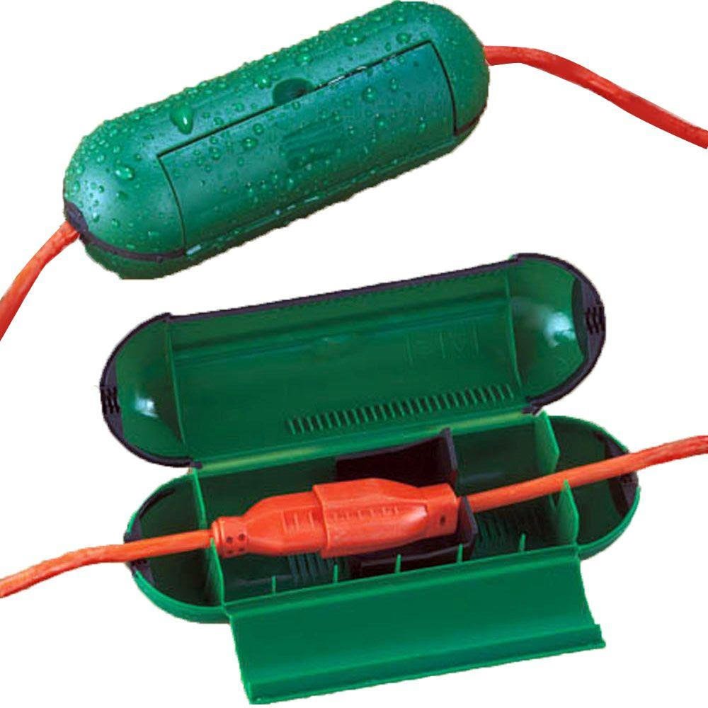 Outdoor protection for extension cords from rain and snow